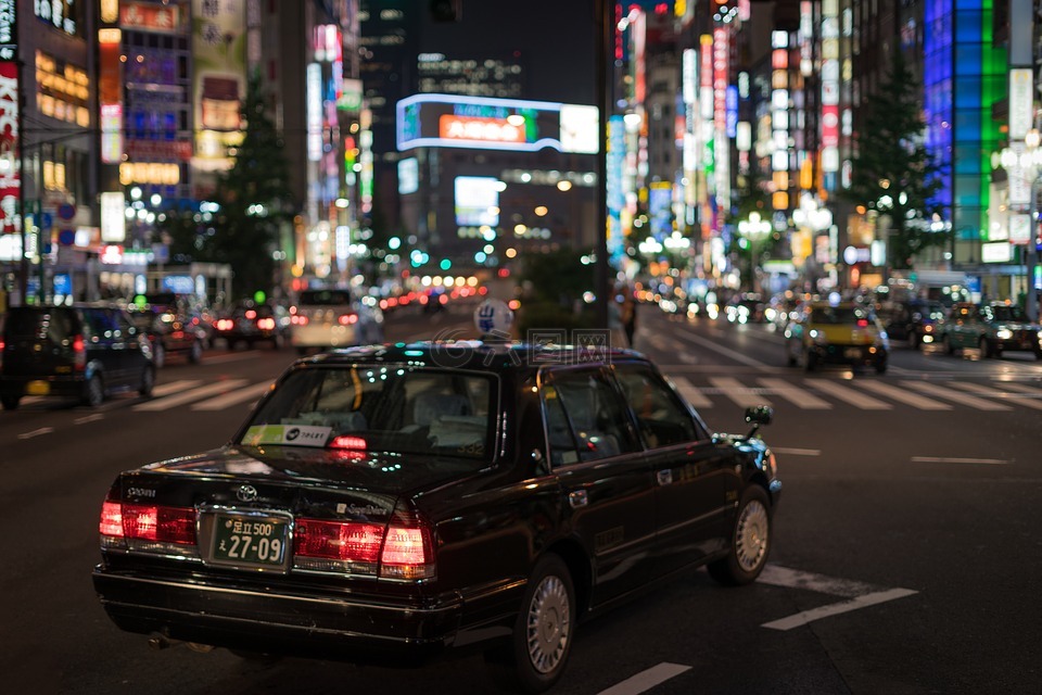亚洲,车,日本