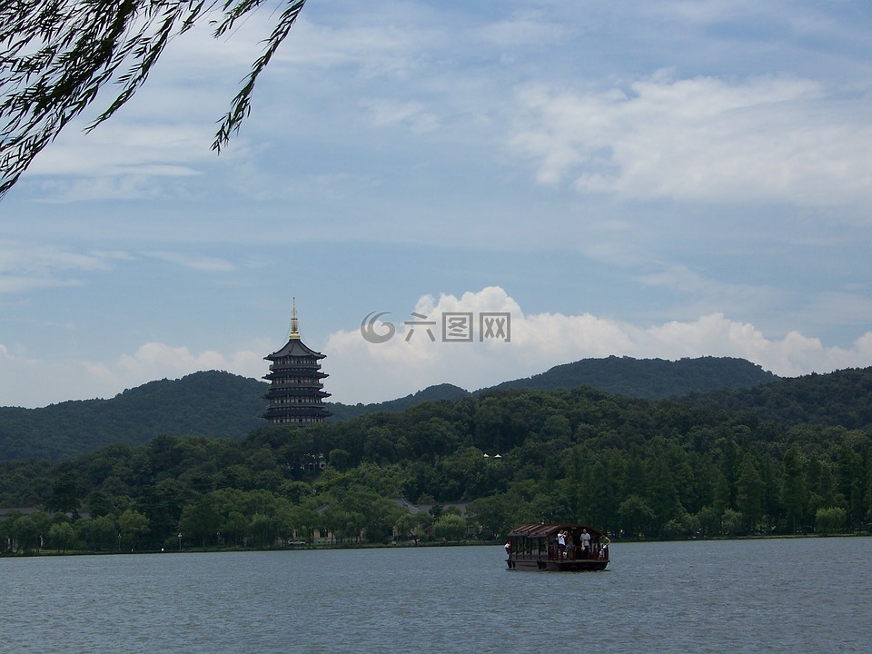 杭州,西湖,雷峰塔