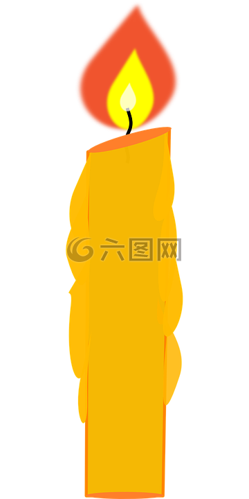 蠟燭,火焰,火