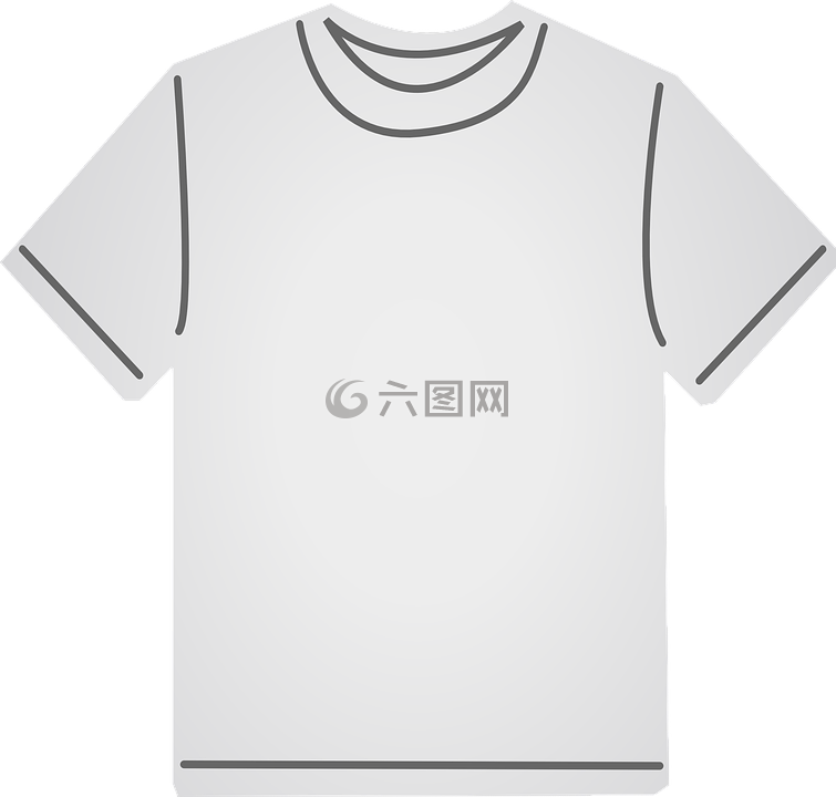 t 恤,白,衣服