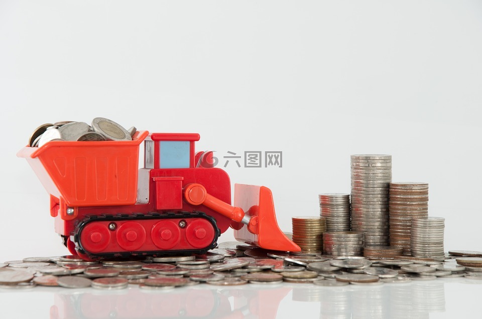 錢,硬幣,卡車