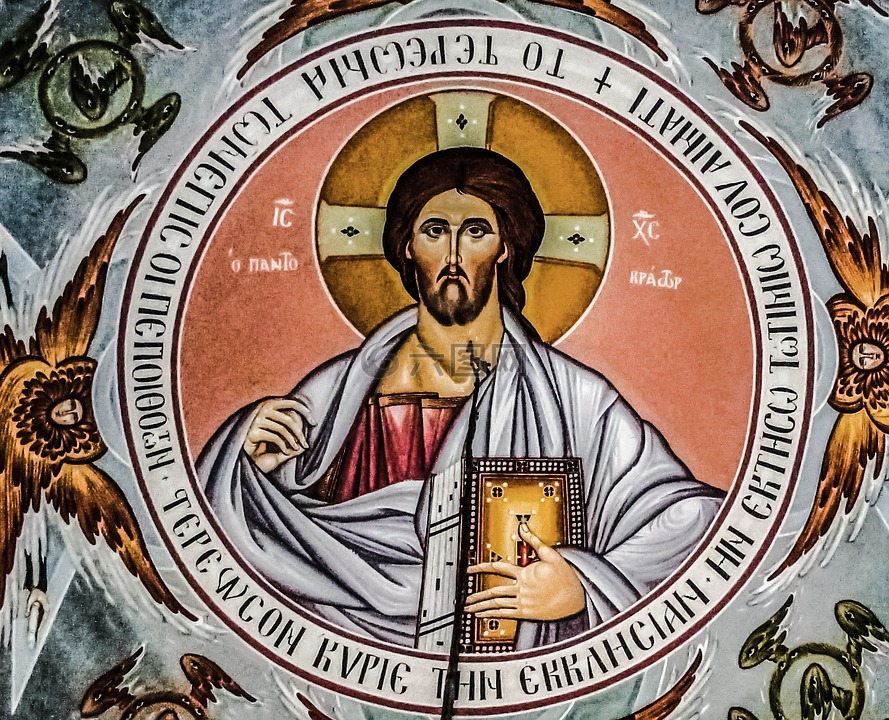 pantocrator,耶穌基督,天使