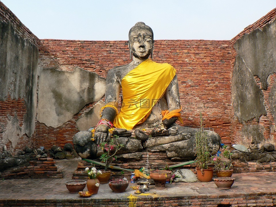 泰國,sukhotai,佛