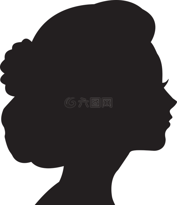頭,女性,女子