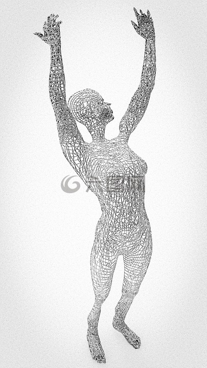 女子,3d模型,網(wǎng)格