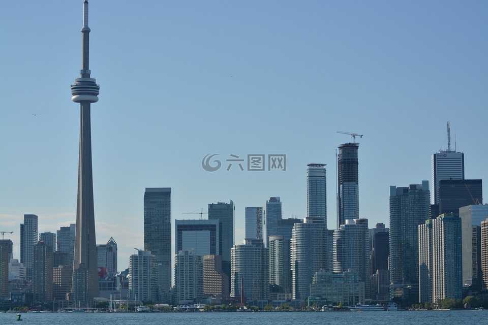 多倫多,天際線,建筑物