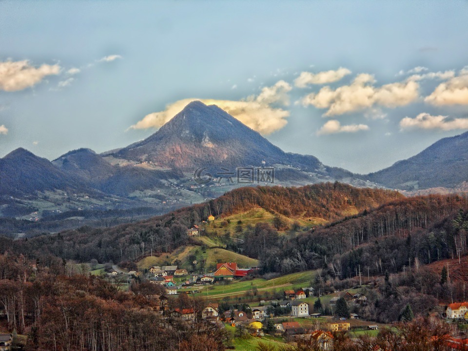 donacka山,里程碑,景觀