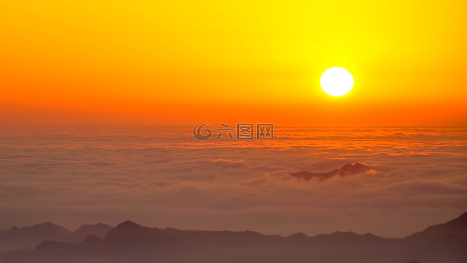 云海日出,武當(dāng),金頂