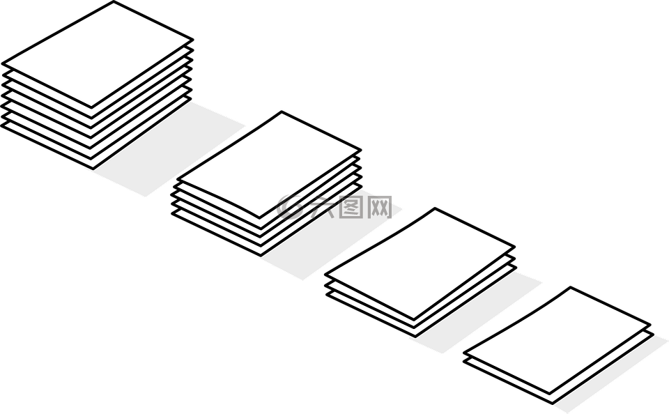 累計(jì),紙,樁