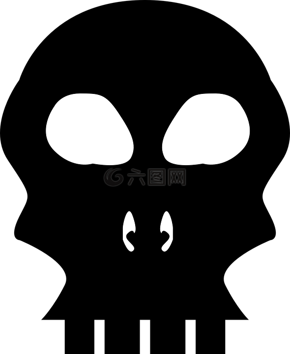 骨骼,頭,側(cè)影