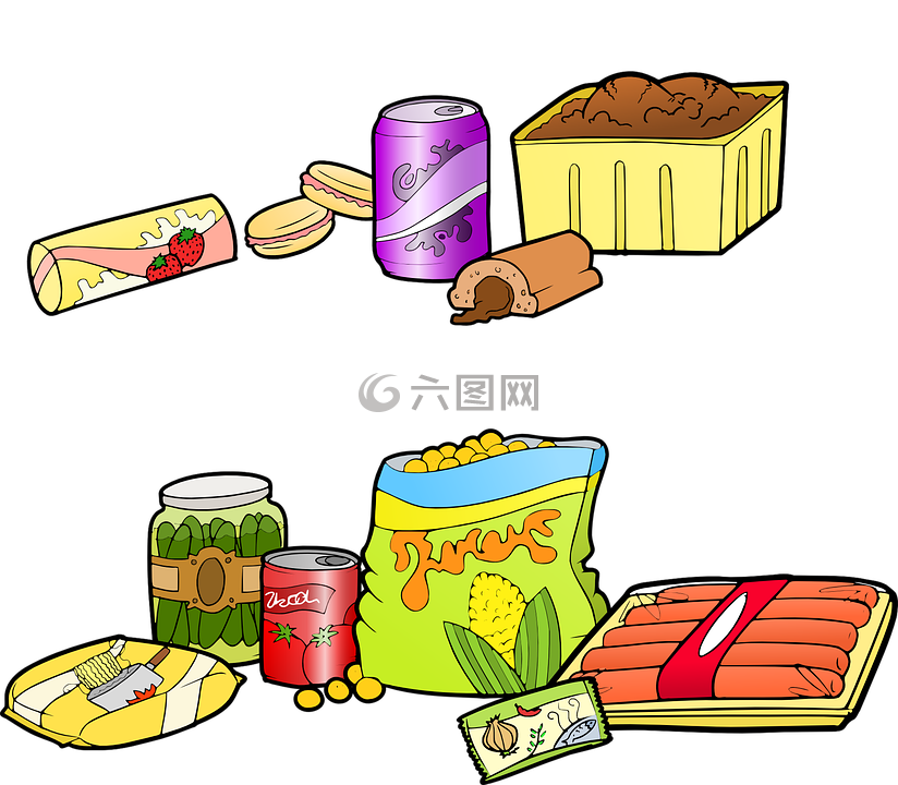 快餐,垃圾食品,工業(yè)食品