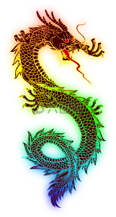 龍,紋身,中國
