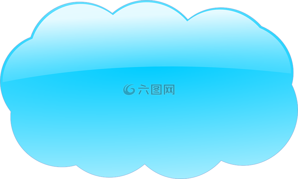 云,藍(lán)色,光面紙