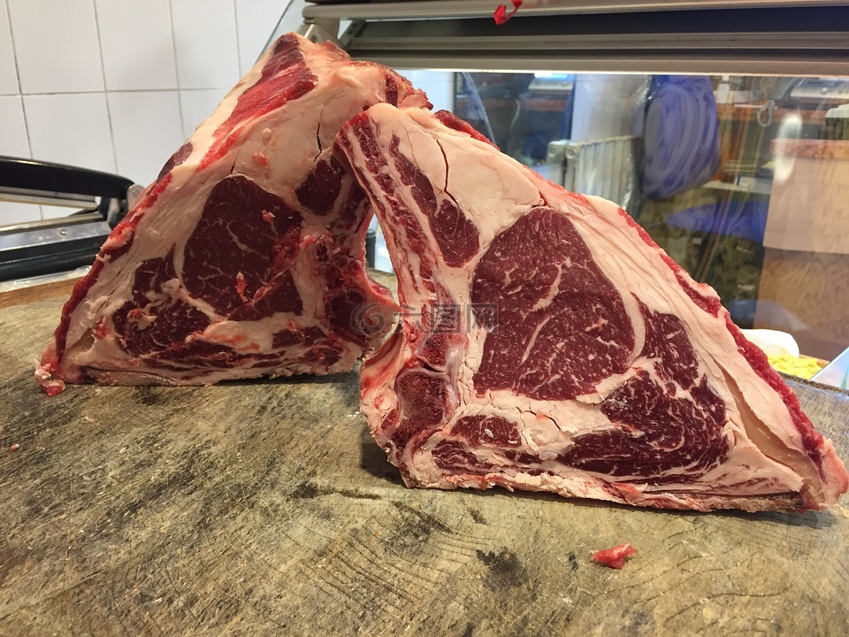 牛排,肉,肉店