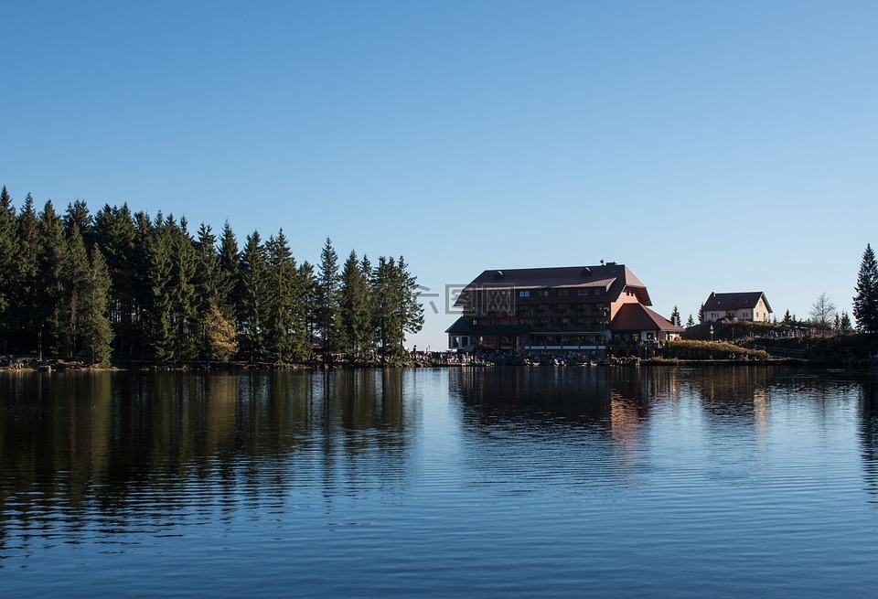mummelsee,酒店,湖