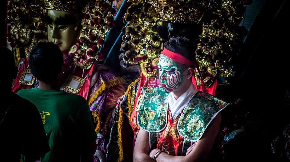 廟會(huì),廟,中國(guó)風(fēng)