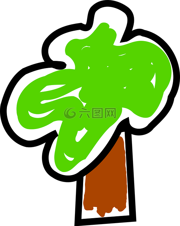 樹,木材,森林