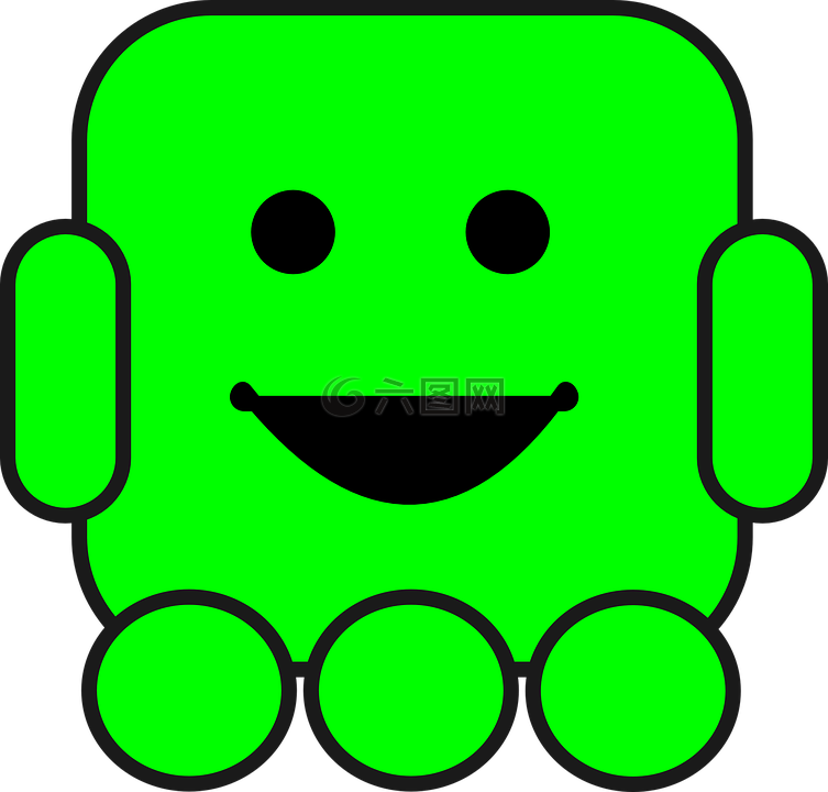 機(jī)器人,綠色,android 系統(tǒng)