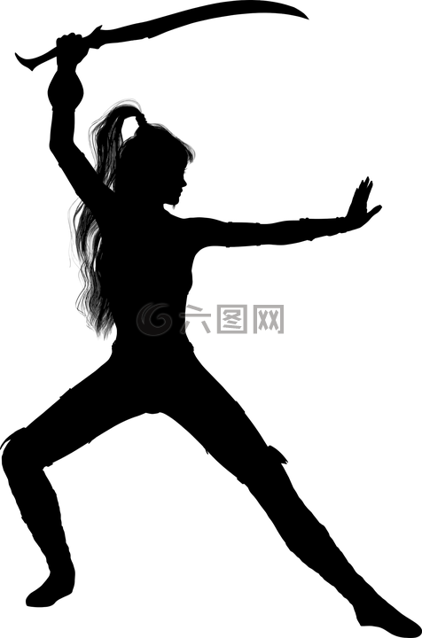 飾演）的女劍客大師把,女性,女子