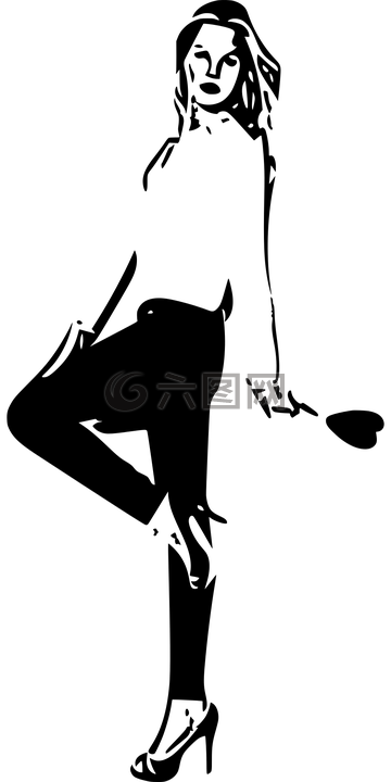 女子,立場,時尚