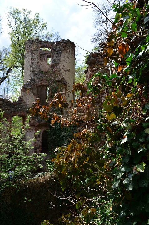 burgruine,城堡,廢墟