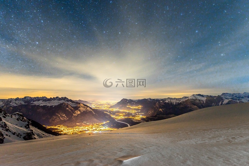 雪,明星,tahl
