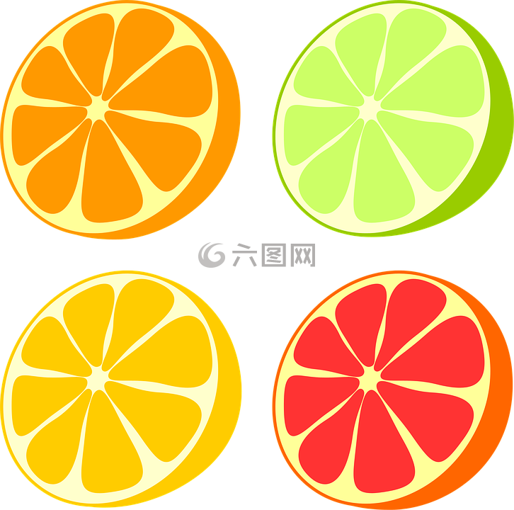 柑橘,橙色,檸檬