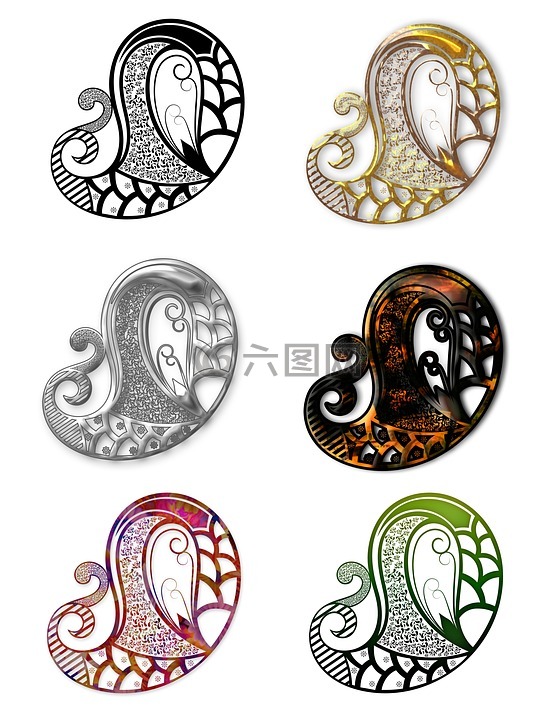 維多利亞,藝術裝飾,角