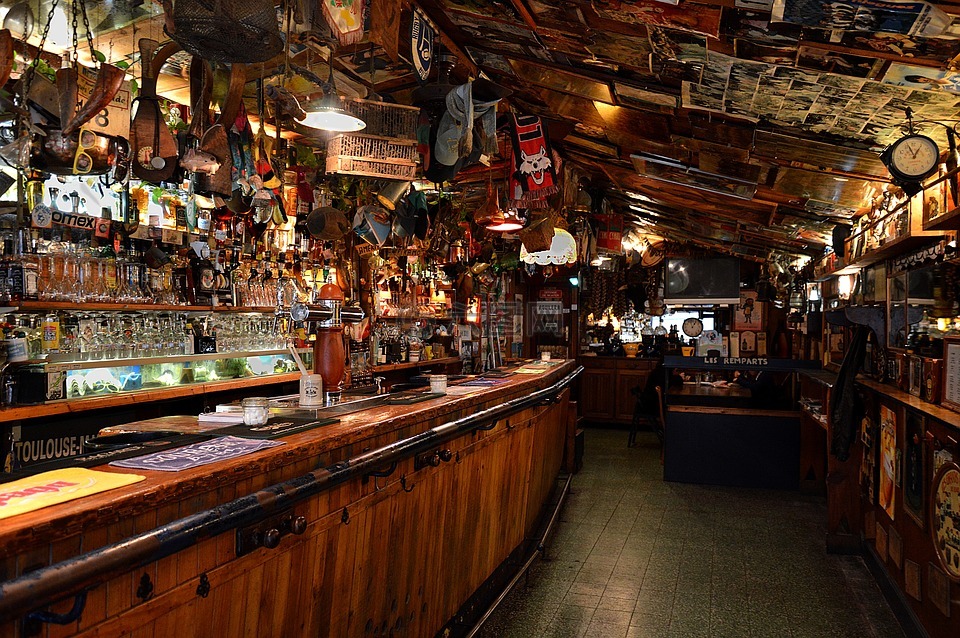 酒吧,咖啡,酒館