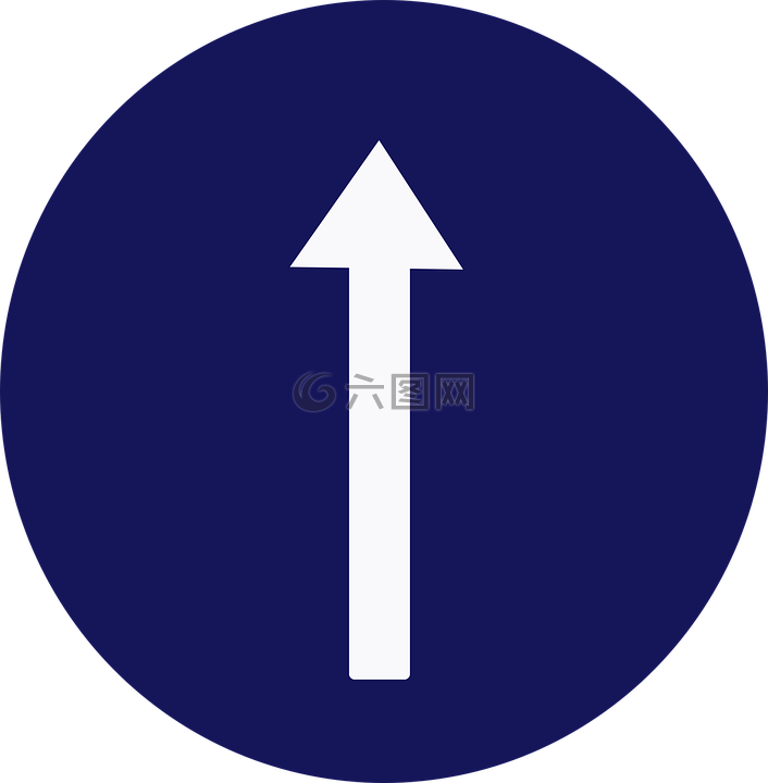 直,箭頭,跡象