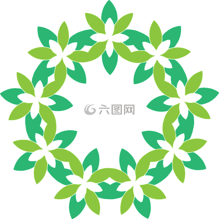 抽象,花的,花