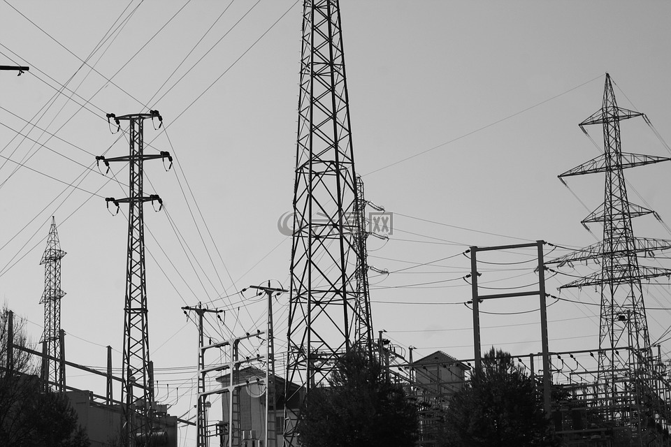 電力,電力塔,電