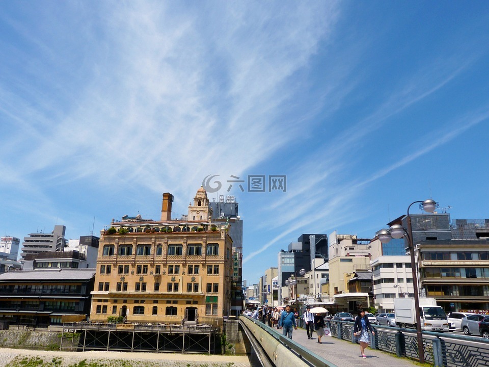 京都,日本,建筑物