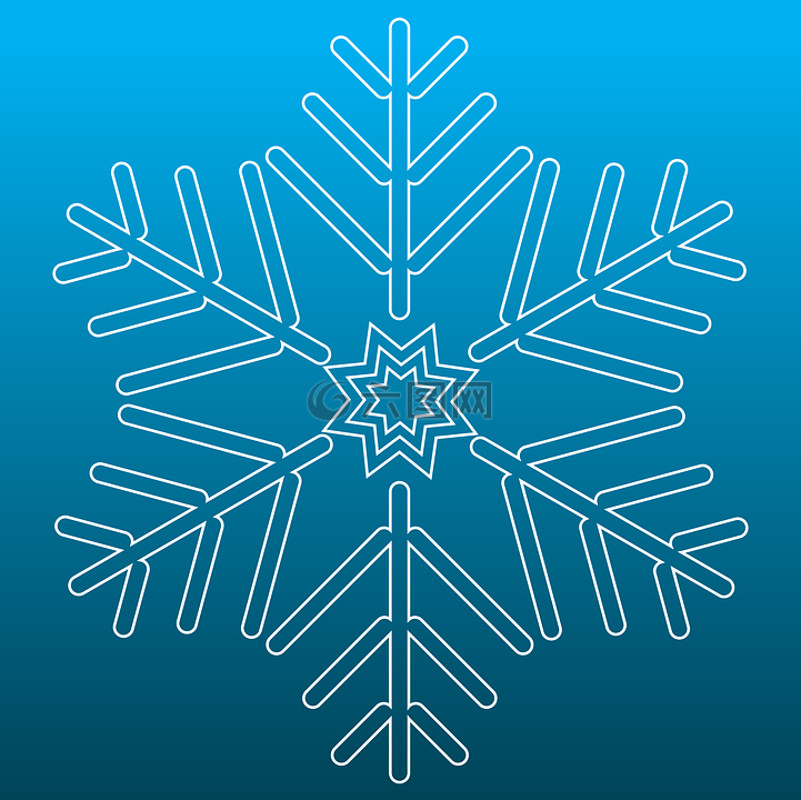 冬天,雪花,冬季仙境
