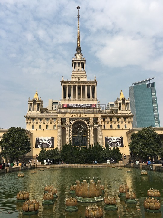 上海展覽中心,建筑,美