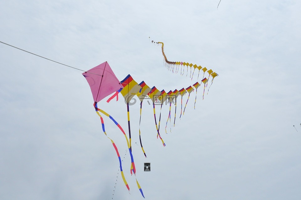 风筝,天空,盛宴