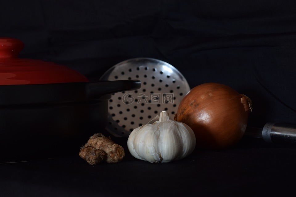 烹飪,大蒜,洋蔥