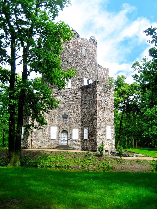 burgruine,哈瑙,wilhelmsbad