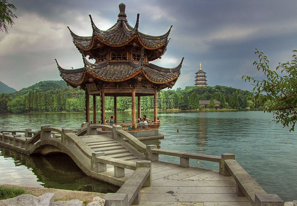 杭,中國(guó),湖