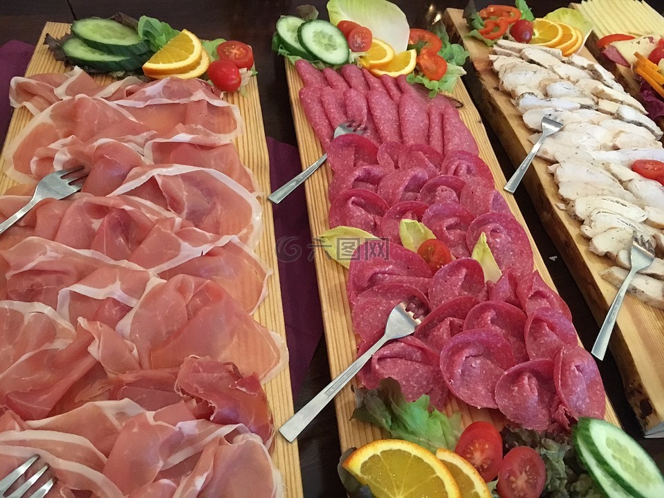早餐,美味,吃