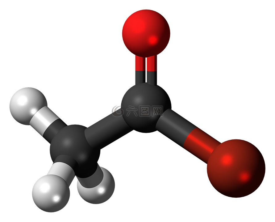 acetylbromide,分子,結構