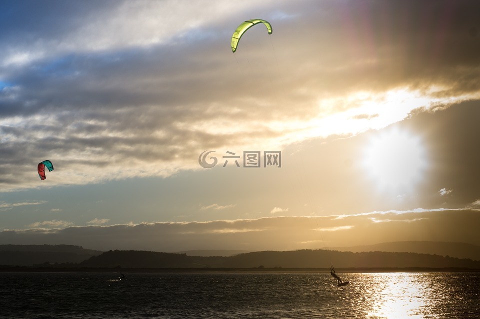 風(fēng)箏沖浪,風(fēng)箏,埃克斯茅斯