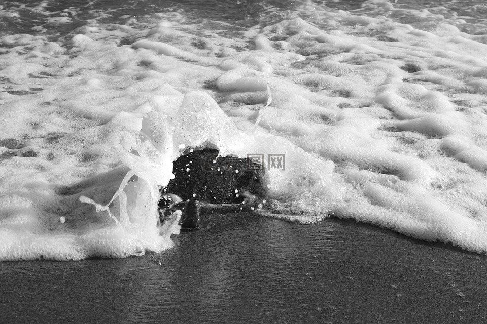 波,海,海滩