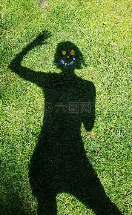 波,影子,快樂