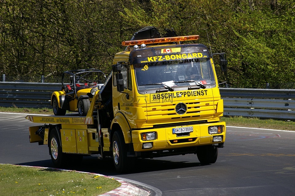 拖车服务,nordschleife赛道,击穿