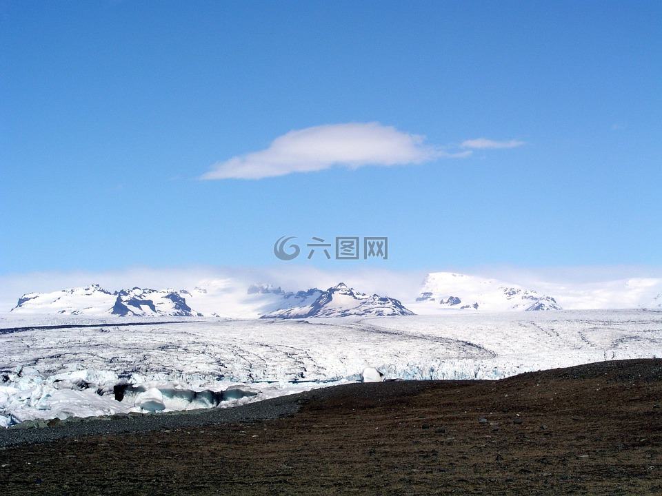 冰島,冰川,火山景觀