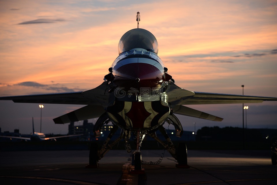f-16雷鳥,飛機,航空