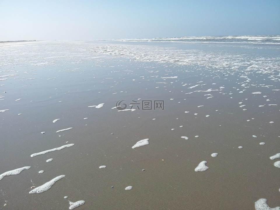 海灘,海,海洋