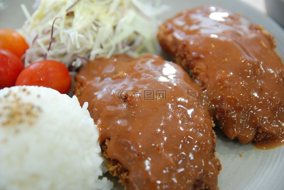 炸肉排,避難所,食品