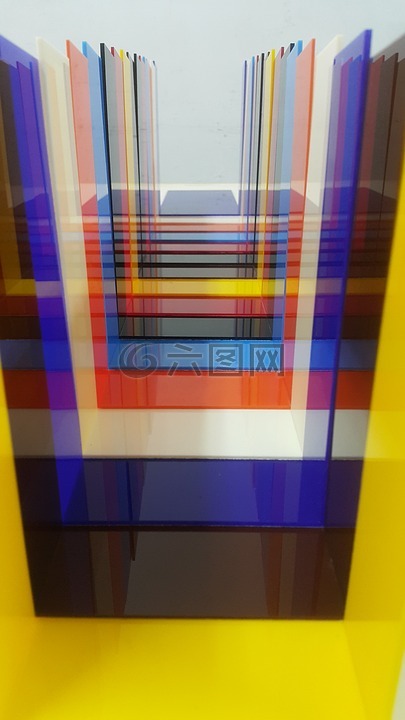 壓克力,彩色,通道